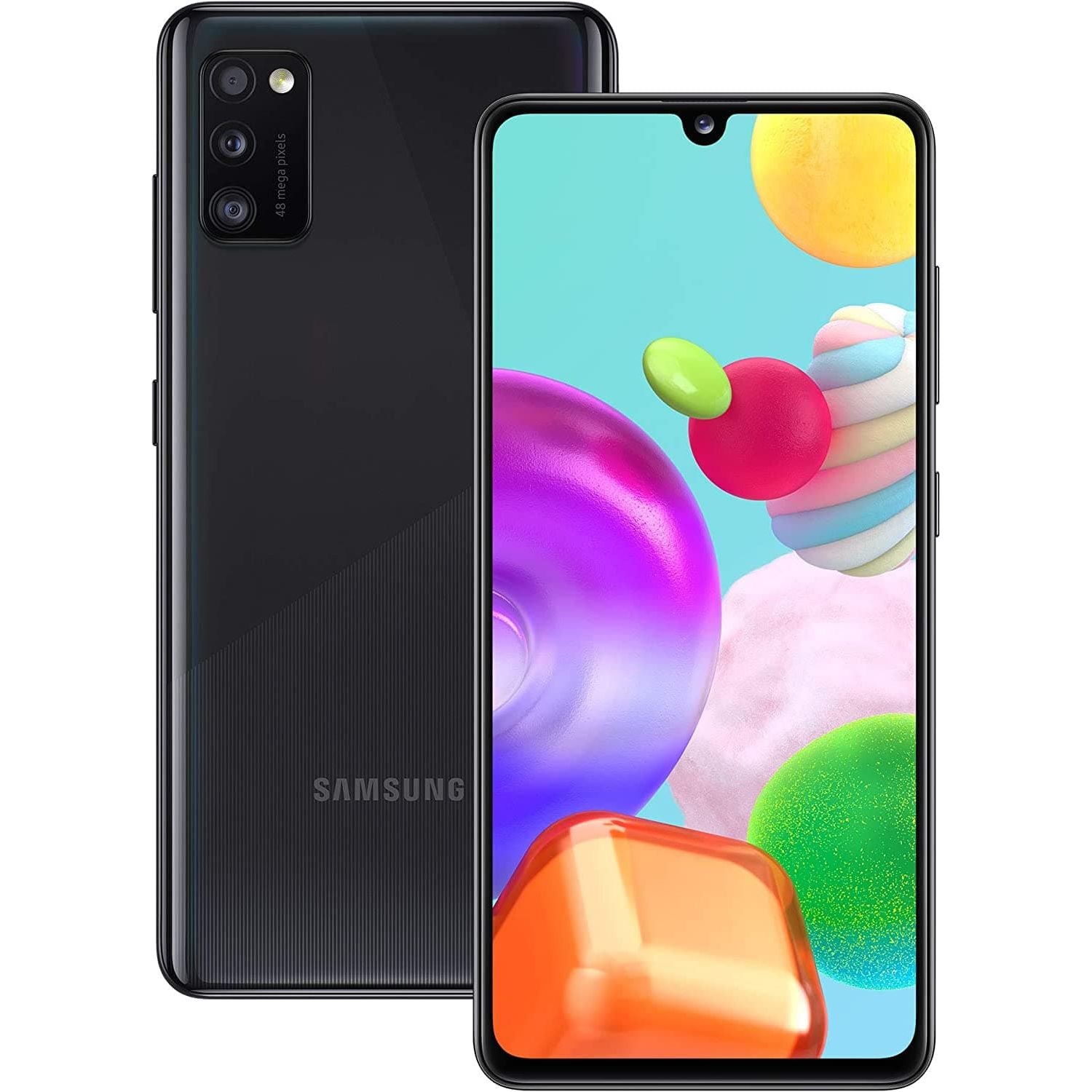 Samsung,Samsung Galaxy A41 4G 64 GB Storage, 4 GB RAM, Dual Sim - Black - Unlocked - Gadcet.com